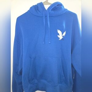 Blue Hoodie withAmerican Eagle Logo